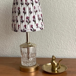 Purple  Pleated  Lampshade- Lamp Shade - Floral  sconce  chandelier shade-Custom Made-To-Order-Home Decor-Gathered Lamp Shade-Multiple sizes