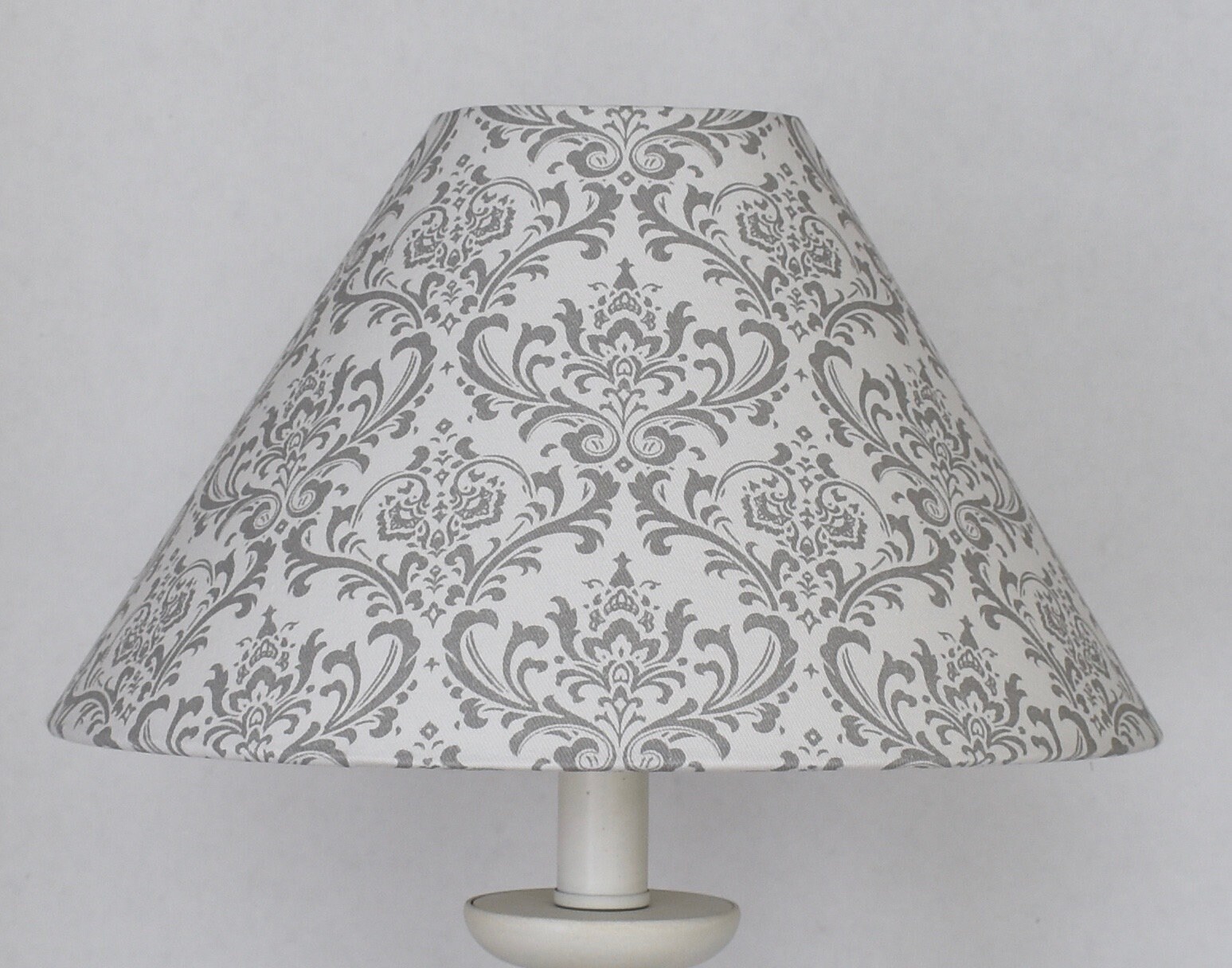 Grey Damask Lamp Shade Kids Room Gray Nursery Lampshade Grey Damask Lamp Shade Kids Room Gray Nursery Lampshade Decor Baby Girl Table