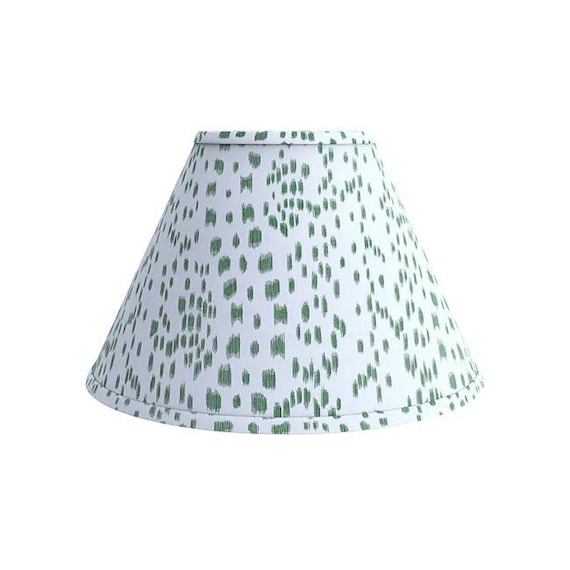 Green Les Touches  Lampshade: Custom Sconce Chandelier Shade-Multiple Sizes