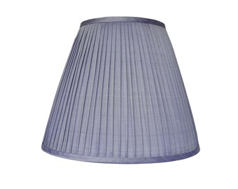 Lavender  Silk Pleated Lampshade: Custom Sconce Chandelier Shade