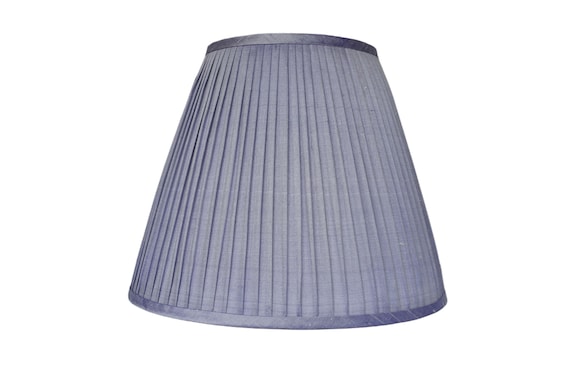 Lavender  Silk Pleated Lampshade: Custom Sconce Chandelier Shade