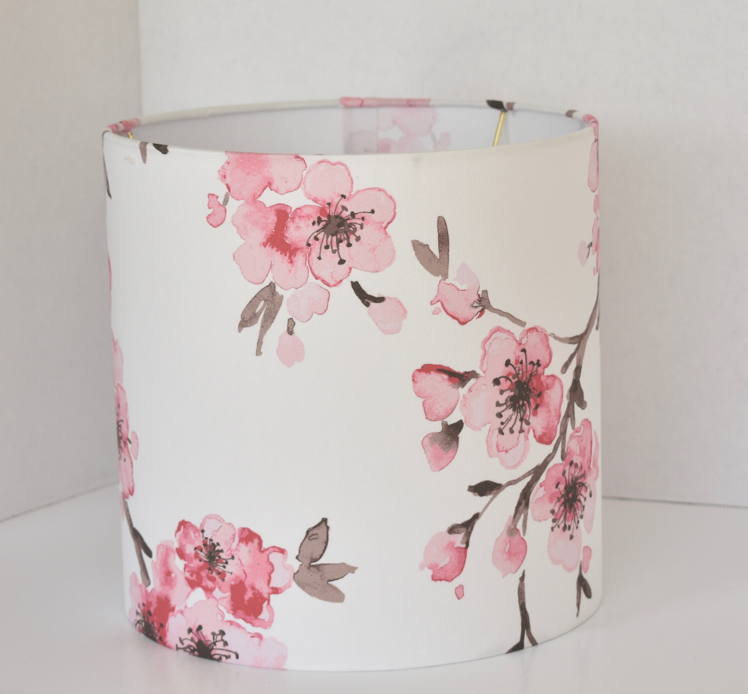 Pink Cherry Blossom Lamp Shade Kids Room Nursery