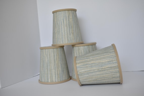 Sold Individually-Beige Jindo Grass Sconce Lampshade with Trim - Custom Made