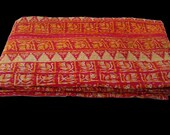 Double side patch print Twin size kanthaQuilt Indian bed cover Patch work Handmade Cotton Bedcover Bedspread Blanket throw Quilt Throw sheet