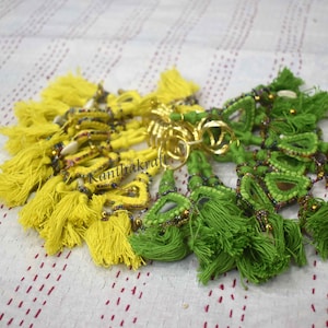 Triangle Unique 10 Pieces Set of Banjara tassels, Key holder, Fashion Women&#39;s, Decorative Tassels,Wall hanging Mirror Tassels,Ethnic Tassels