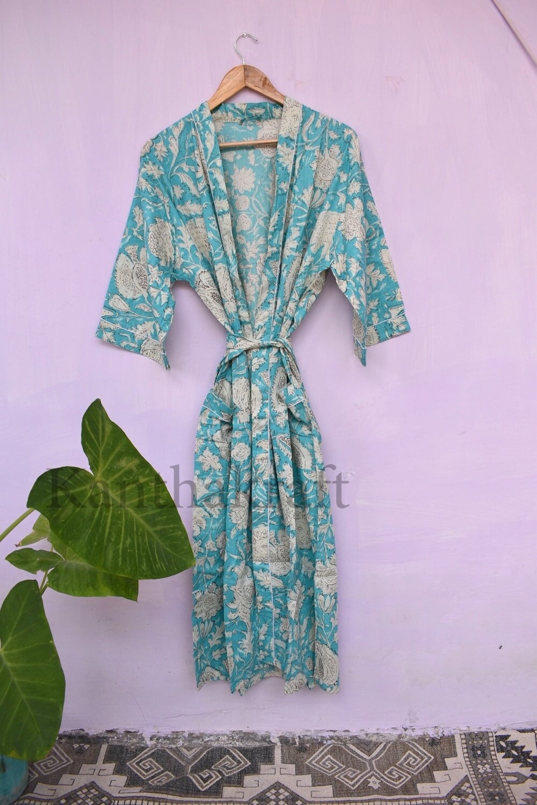 Personalized Long Short Unisex Cotton Summer Women Nightgown Jacket ...