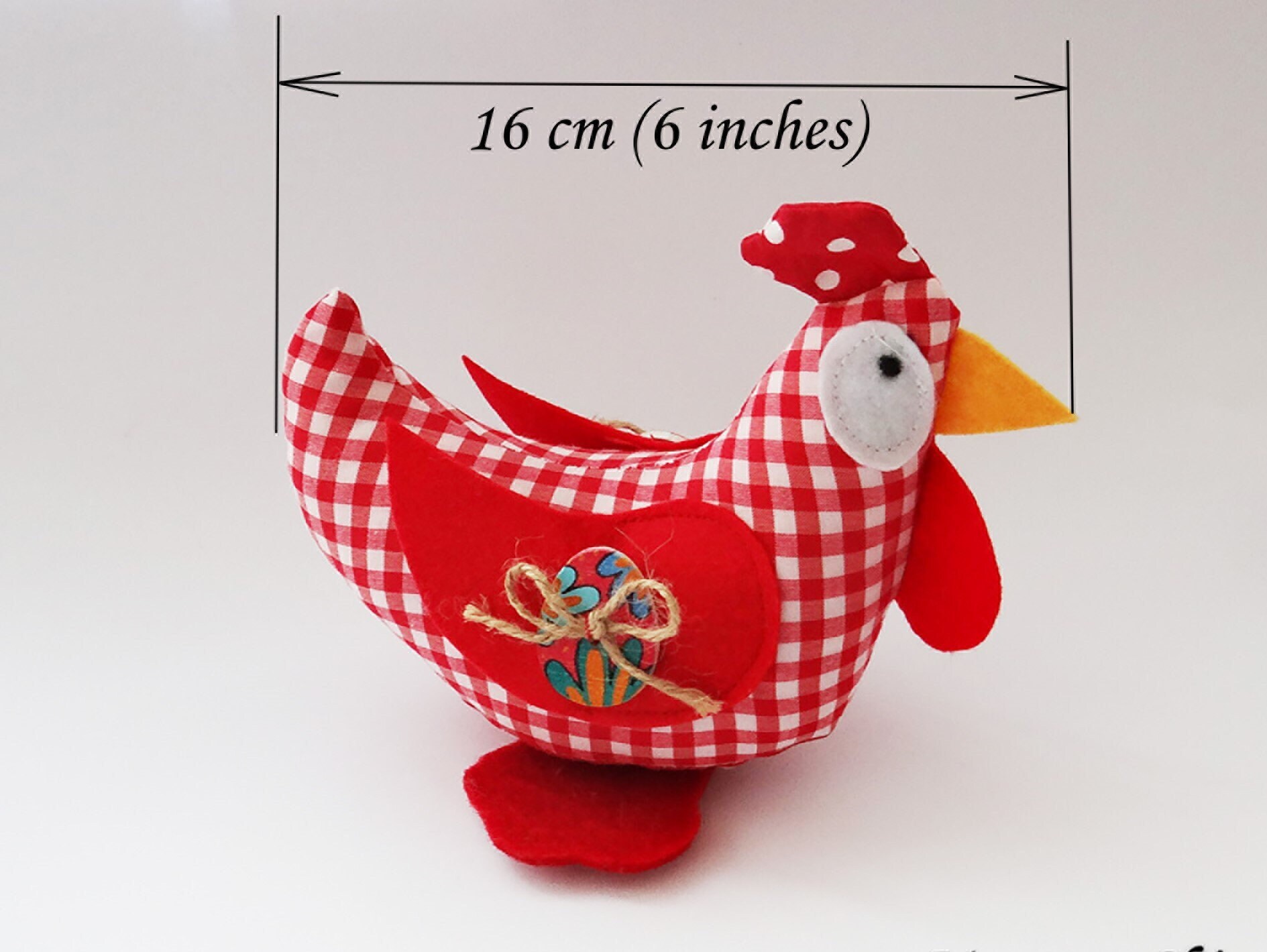 DIY Cotton Easter Hen Sewing Pattern: Easy Chicken Model (digital ...