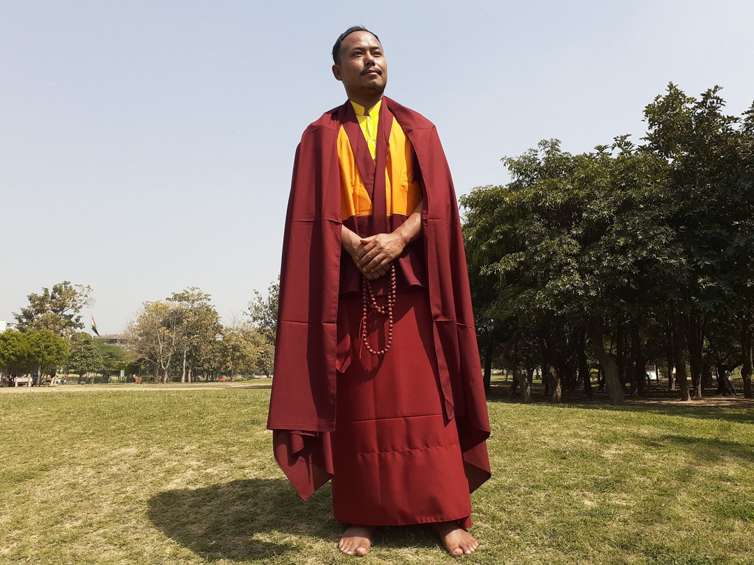 Tibetan Buddhist Monk Robe, Buddhist Robe,monastry Style, Meditation Clothing,monk Nun Costumes
