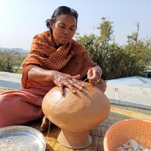 TANTRIK X-Large Traditional Handwoven Tibetan Buddhist Pure Raw Eri Silk Meditation Shawl,Buddhist Silk Zen,Ngakpa Tantrik Meditation Wrap image 7