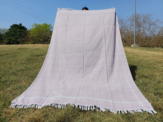 100 Cotton Premium Handwoven Thick Iyengar Yoga Blanket mediation Blanket organic Pune Blanket blanket for Restorative Yoga khadi Throw Etsy Canada