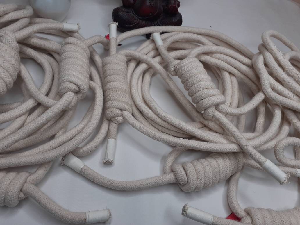 Iyengar Yoga Wall Ropes-set of 3,yoga Rope Cotton,yoga Anti-gravity ...