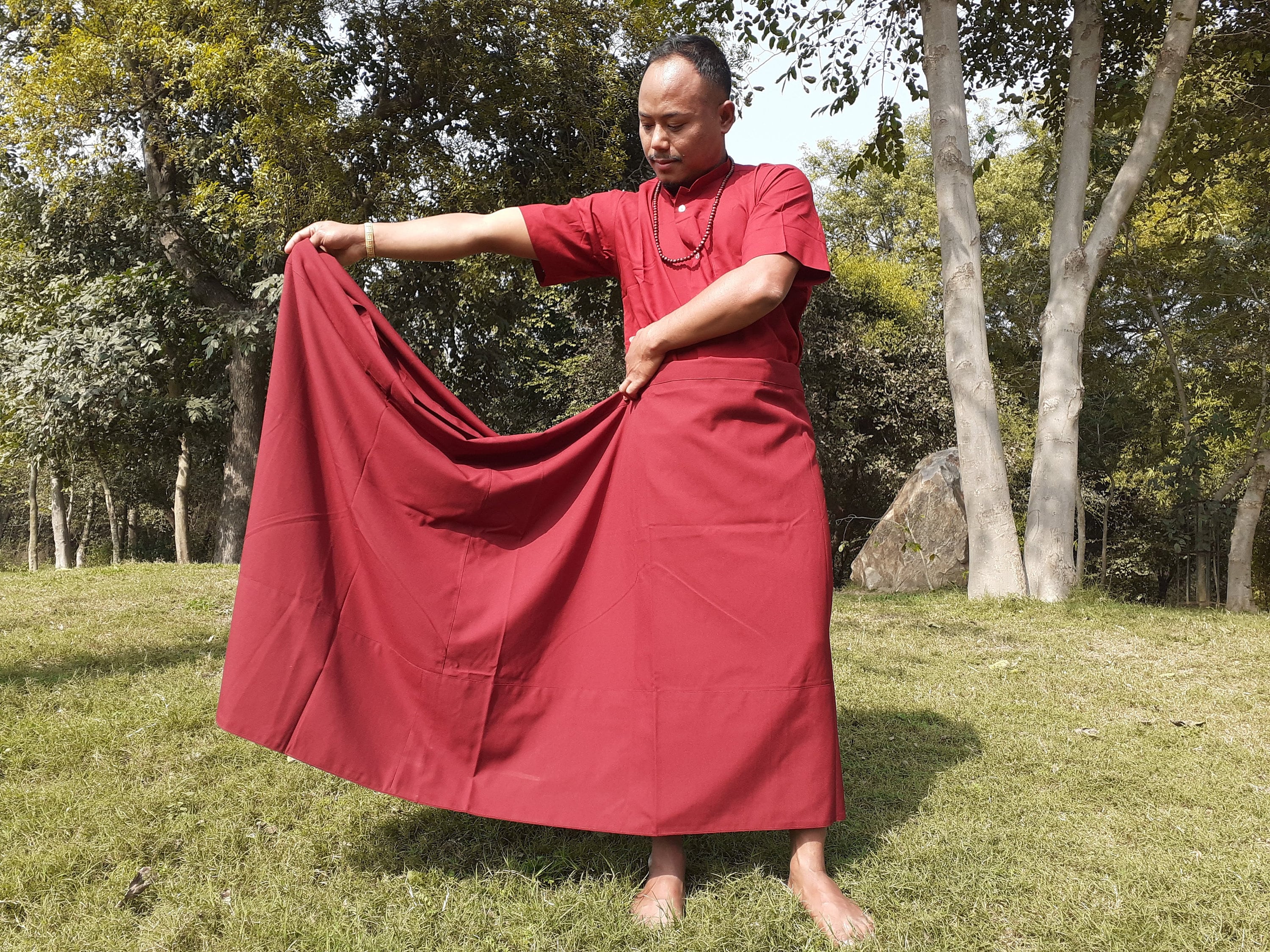 Tibetan Buddhist Monk Robe Set Buddhist Robemonastry - Etsy