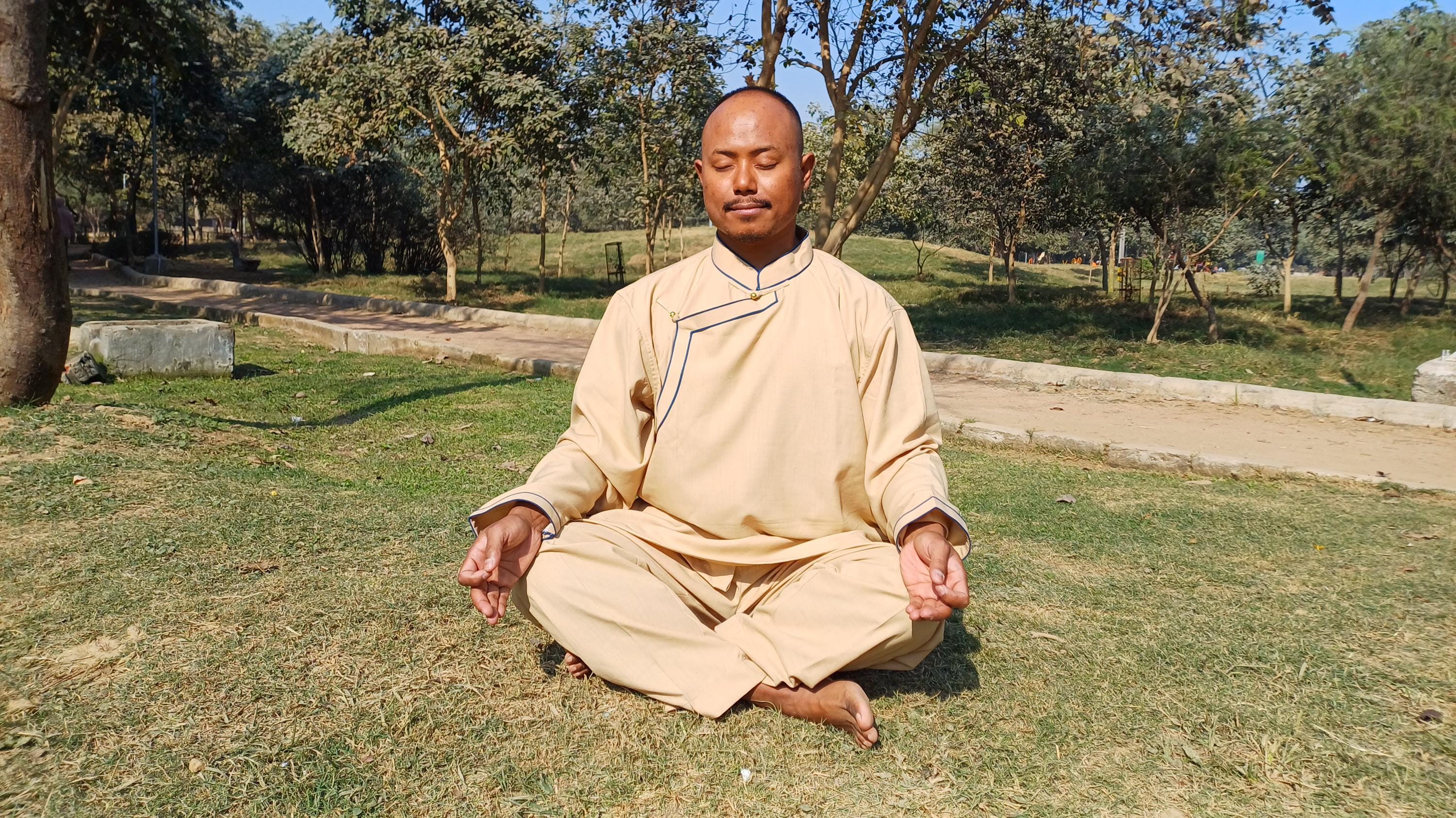 Ethnic Tibetan Meditation Suit,buddhist Yoga Clothes