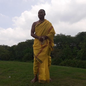 Indian Vedic Robes,hare Krishna Robe,indian Ethnic Attair,iskon Temple ...