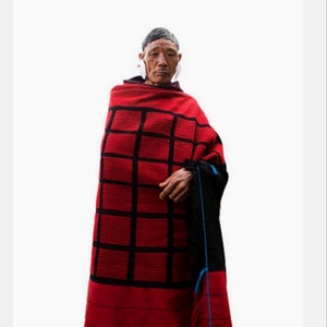 Native Indians Handwoven Blanket,Naga Tribes Traditional Blanket,Ethnic Sofa Throwl,Tribal Cloth Wall Art,Tribal Home Decor,Earthy Clothing