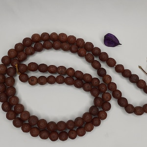 108 Antique Darked Phoenix One Eye Bodhi Seeds Mala,Buddhist beads,Tibetan Bodhi Beads,10mm Antique Prayer Mala,Nepali Bodhi Seed, Japa Mala