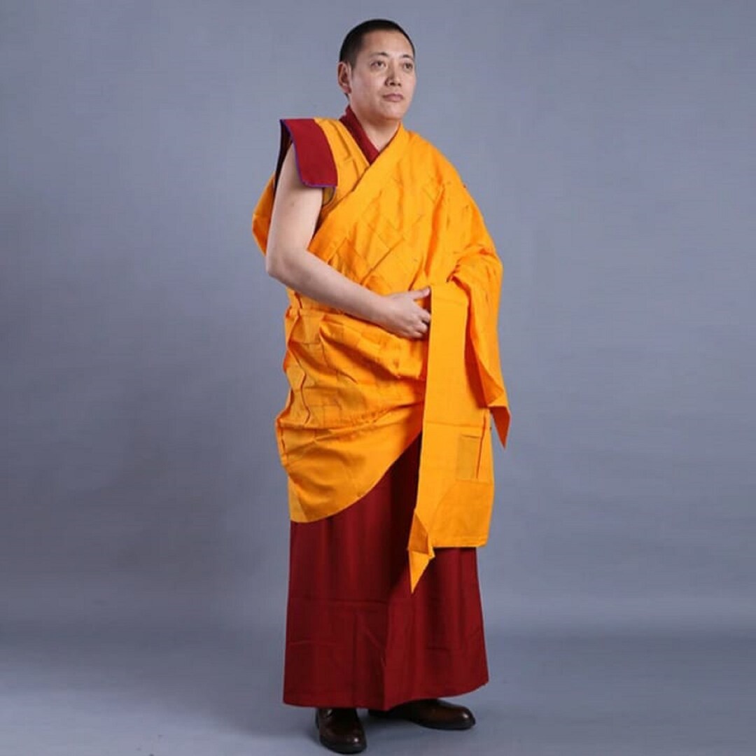 Tibetan Buddhist Monk Robes Set,buddhist Monk Dress,monastry Style