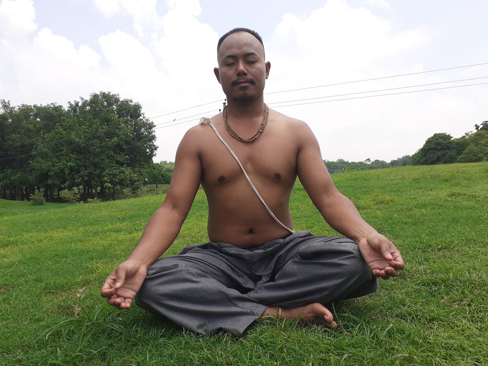 YOGI Mens Cotton Yoga Pants Natural Plant Dyed Pockets Yogi Etsy