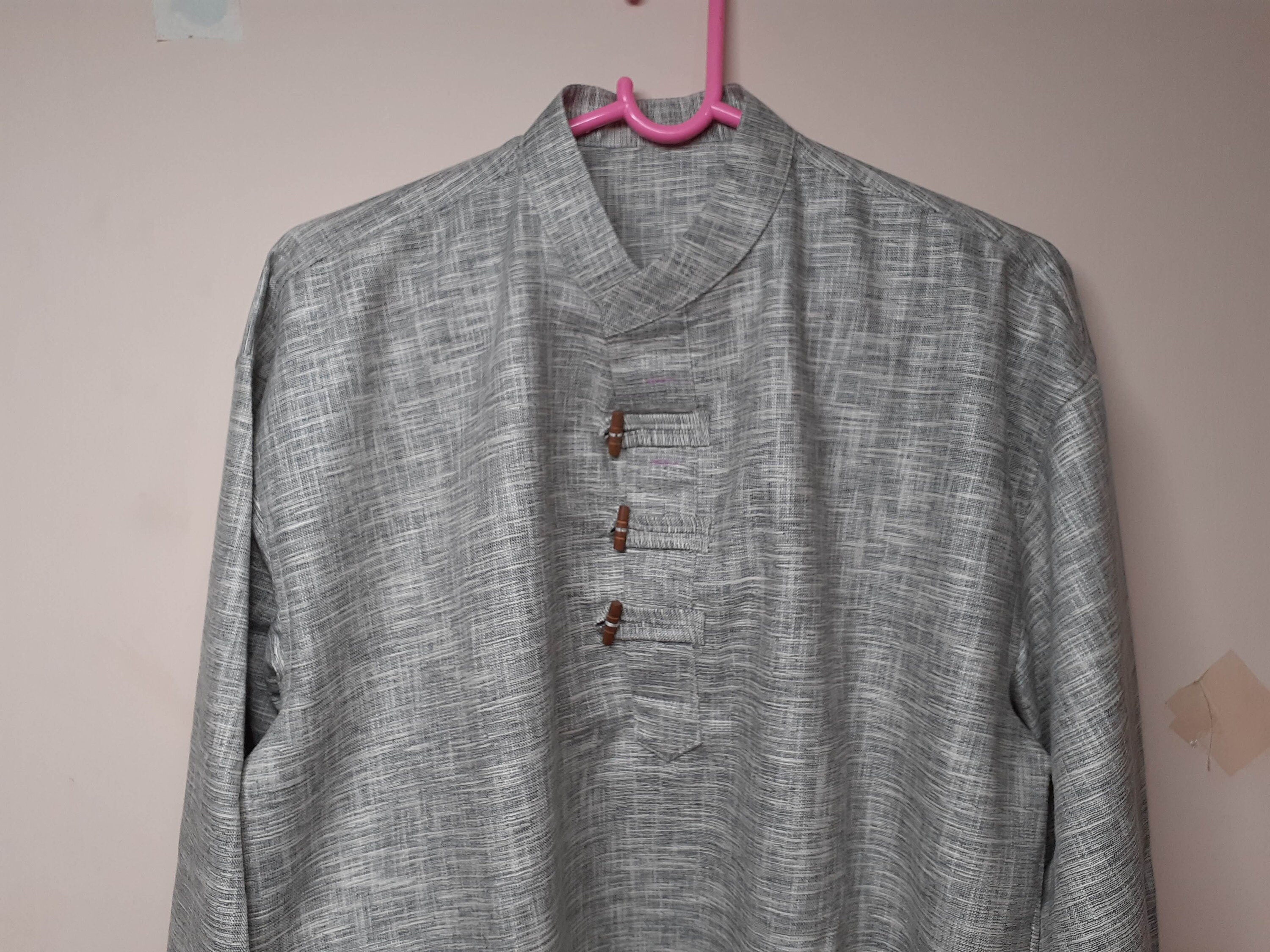 Fairtrade Unisex YOGI Mens Organic Khadi Cotton Yoga Meditation