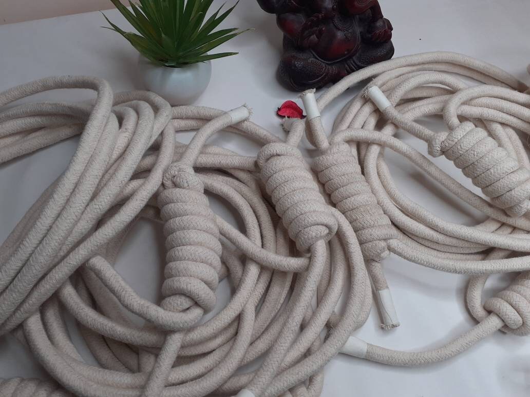 Iyengar Yoga Wall Ropes-set of 4,yoga Rope Cotton,yoga Anti-gravity ...