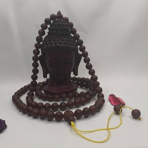 11-12mm  Old Phoenix One Eye Bodhi Seeds Mala, Buddhist beads,Tibetan Bodhi Beads, Prayer Mala,Nepali Bodhi Seed,