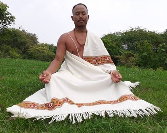 Handwoven White Pure Himalayan Sheep Wool Meditation Shawl,Himalayan Prayer Blanket,Kullu Shawl,Ethnic Indian Shawl,Wool Prayer Wrap