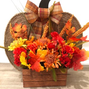 Pumpkin Fall Floral Decor