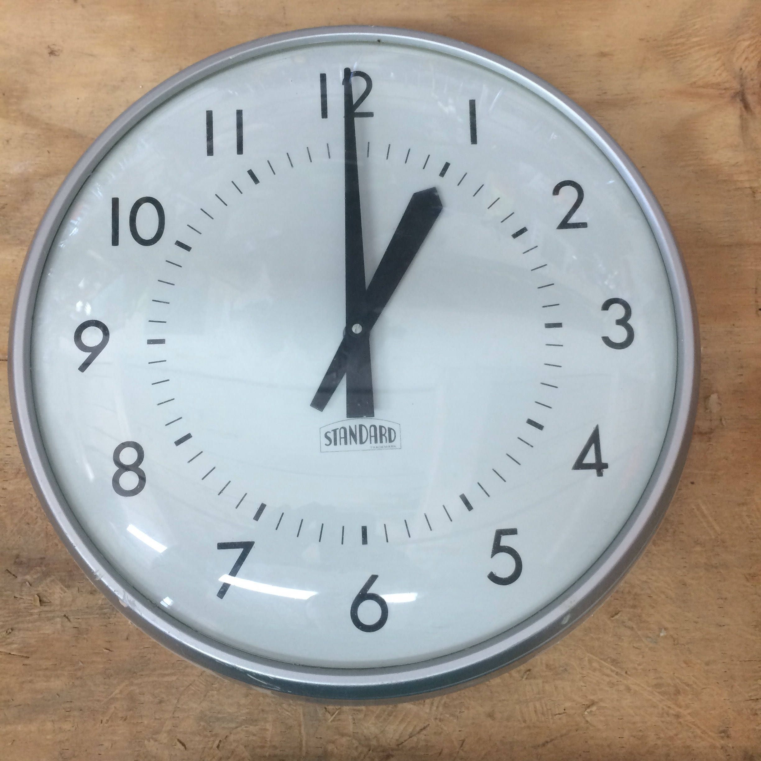 1974 New York City High School Clock by Standard Clock Company Etsy