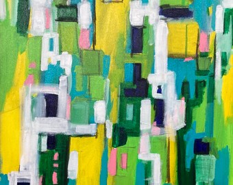 Greener Pastures 24x30 original acrylic on canvas