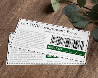 printing for homework Homework Coupon