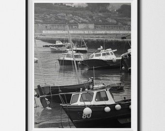 Tides Out | Maritime Modern, Aquatic, Nautical Décor, Coastal Wall Art, Black White Photography, Printable Art, Instant Digital Download