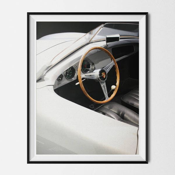 Porsche Speedster | Auto, Classic Car, Car Décor, Wall Art, Colour Photography, Printable Art, Instant Digital Download