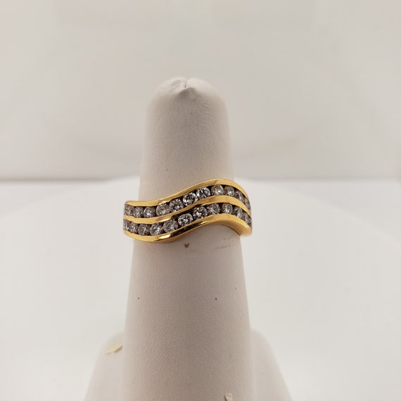 Bespoke Engagement Rings 18kt Gelbgold Ehering Mit Perlenrand & Diamantschliff | D-förmig In 4-7 Mm Breite Ring Gold
