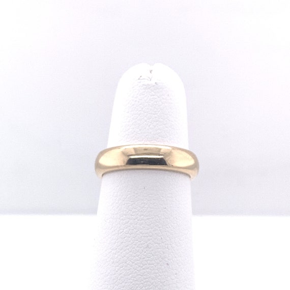 4mm 14K Yellow Gold Band