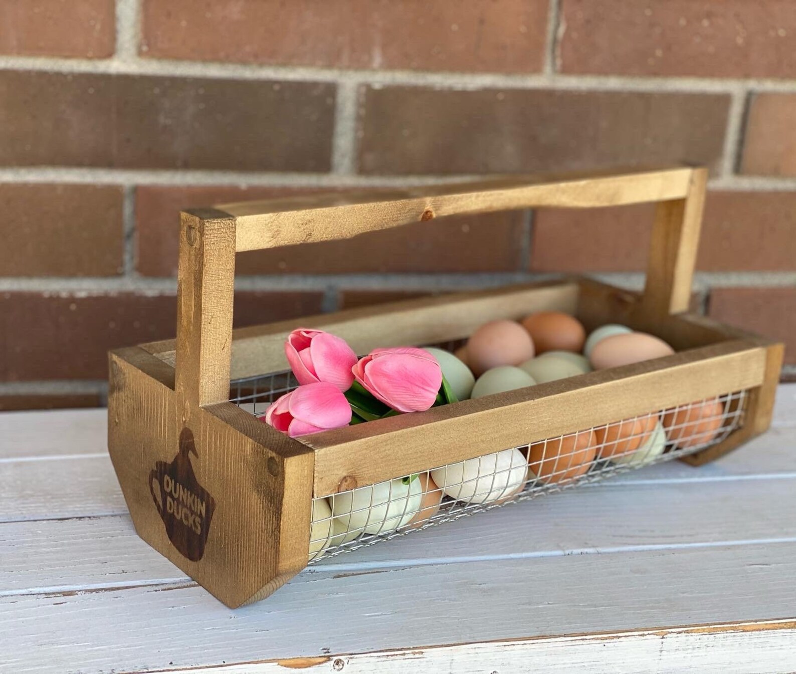 Egg Collection Basket Fresh Egg Basket Garden Harvest Etsy