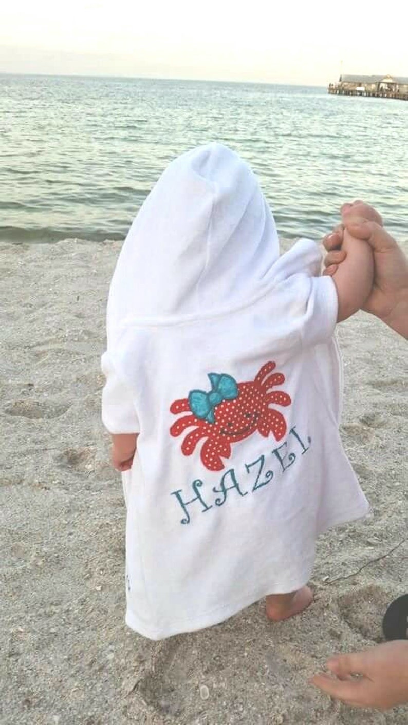 Personalized Baby Beach CoverUp Etsy