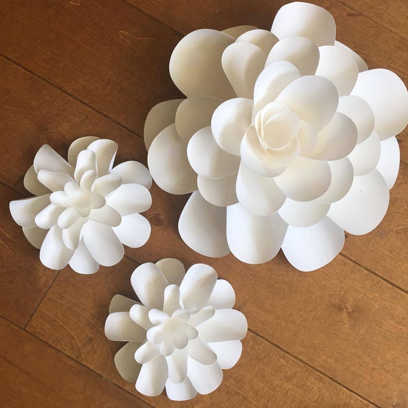DIY Kit of Large Paper Flower Precut Craft Kit for Adults Etsy