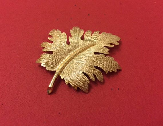 EMMONS ヴィンテージ ブローチ Emmons vintage leaf brooch - Gem