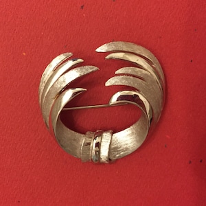 Vintage Coro Silver Brooch