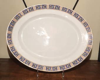 1950s Bernardaud Limoges French Porcelain Serving Platter