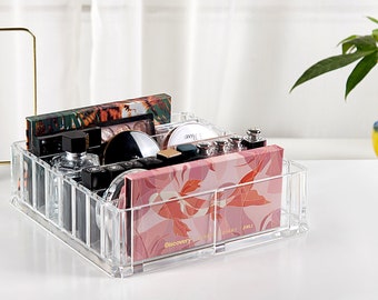 Makeup Acrylic Organizer Vanity or Drawer - adjustable shelves