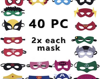 12pcs Party Masks Birthday Cosplay Character for Kids Party Supplies Favors 12pcs Party Masks Birthday Cosplay Character for Kids Party Supplies Favors