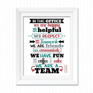 Printable for Cubicle - Gift for Manager, Cubicle Decor, Office Decor Ideas, Gift for Manager, Teamwork Quote, Instant Office Art, Teamwork
