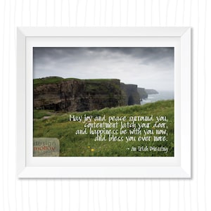 Irish Blessing Decor - Irish Blessing Print, Irish Blessing Printable Art, Irish Blessing Instant Download, Irish Wedding Blessing, Ireland