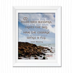 Irish Blessing - Irish Blessing Print, Irish Blessing Decor, Irish Printable Art, Irish Blessing Printable, Irish Wedding Blessing, Ireland
