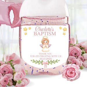 Baptism Favors Stickers, Christening Favors Labels, First Holy Communion Favors Stickers, Confirmation Favors Labels, Bautizo Calcomanía