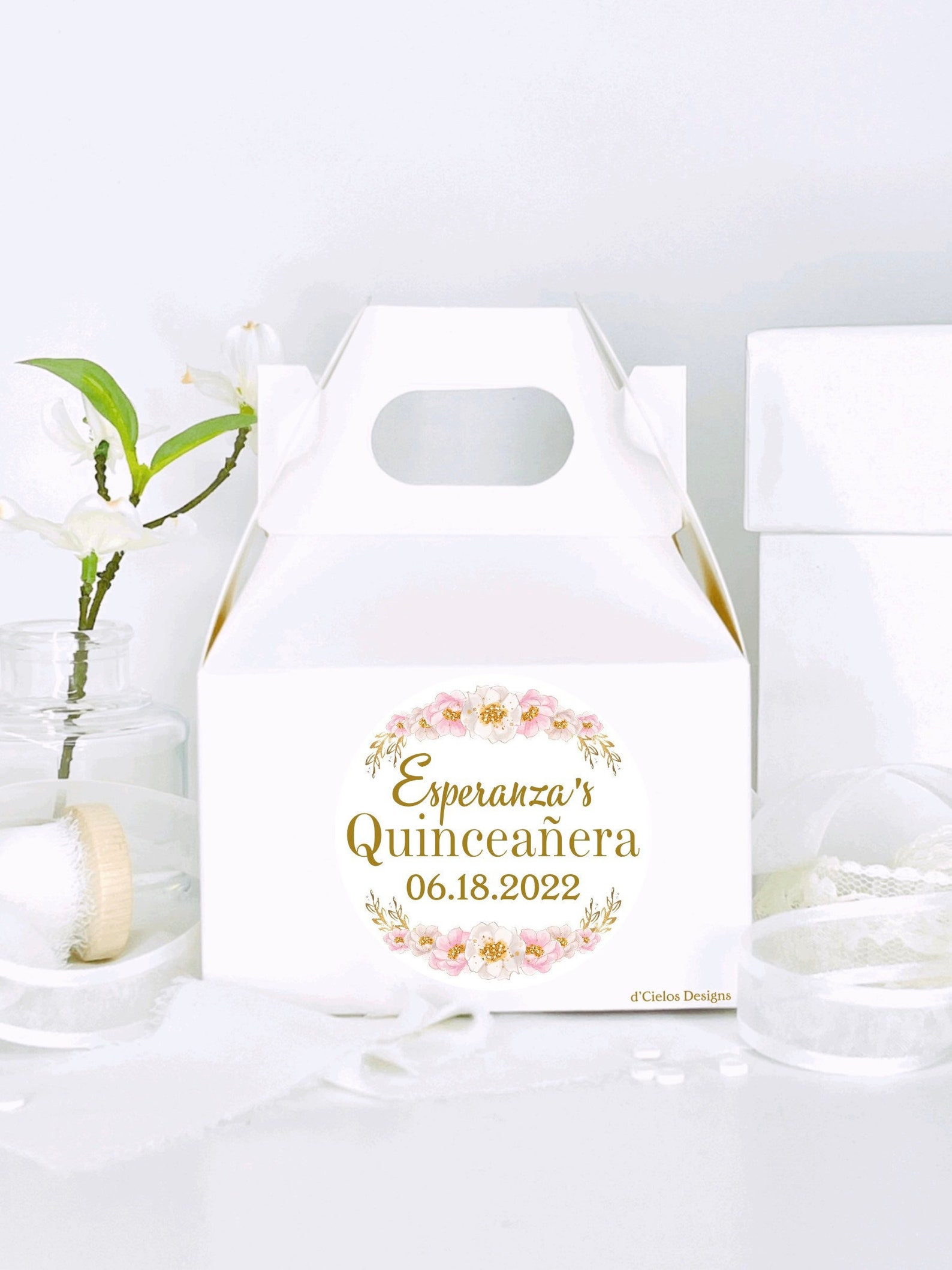 Quinceañera Labels Quinceañera Sticker Sweet 16 Birthday Etsy