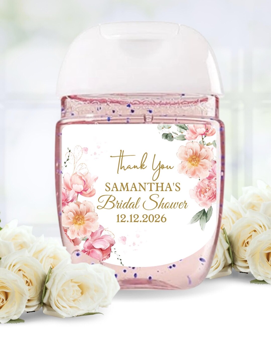 Shower Handle Labels Bridal Shower Hands Sanitizers Labels, Bridal Shower Labels ...