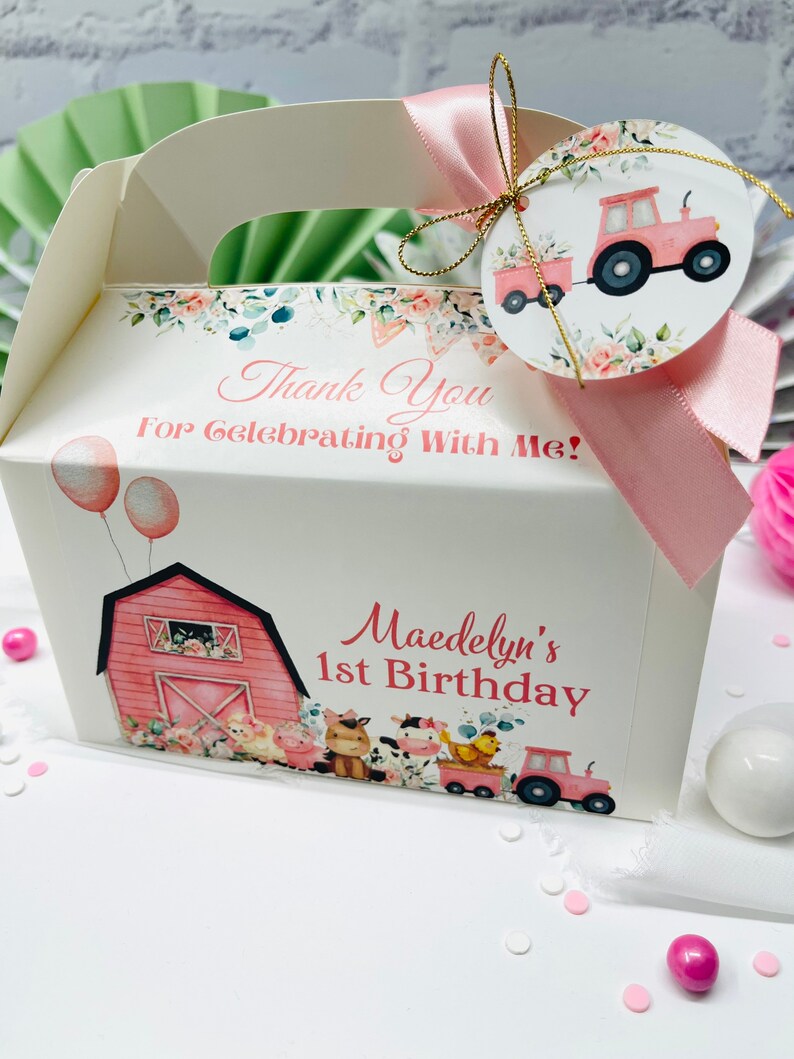 Farm Birthday Favors Farm Birthday Boxes Farm Party Favors - Etsy