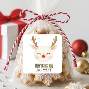 Kids Holiday Labels, Personalized Christmas Stickers for Kids, Custom Christmas Stickers, Christmas Gift Stickers, Kids Christmas Stickers